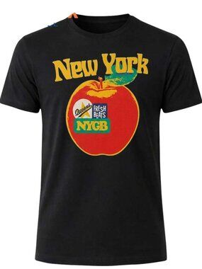 New York Fresh Beats Apple Graphic Shirt